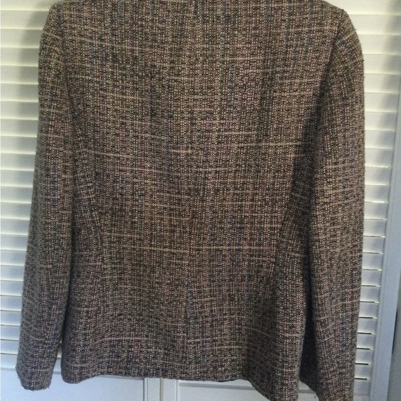 Tahari Tweed Blazer, Size 10 - Picture 3 of 6